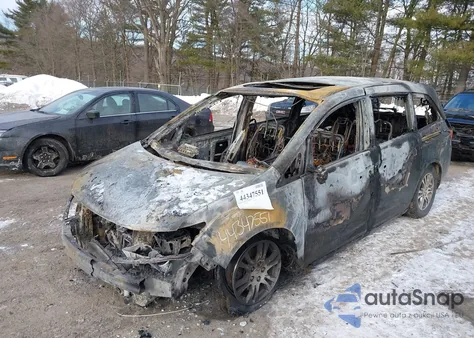 2012 Honda Odyssey Ex-L z USA, uszkodzony, nr VIN 5FNRL5H61CB056667